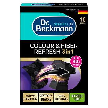 Салфетки для обновления черного цвета 10шт Dr.Beckmann