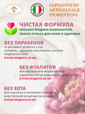 Подарочный набор гель для душа 250мл и лосьон для тела 250мл с ароматом Пионов SAF