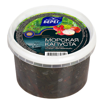 Балтийский берег Салат из мор капусты   в маринаде    