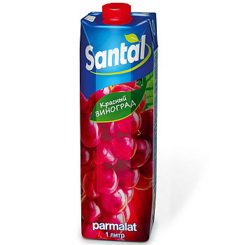 Напиток SANTAL КРАСНЫЙ ВИНОГРАД 1л