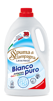 Жидкое средство для стирки белого белья 1710мл Spuma di Sciampagna
