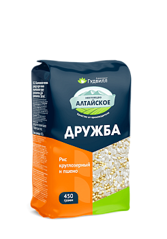 Смесь круп Дружба для каш и гарниров 450 гр в мягкой упаковке Гудвилл