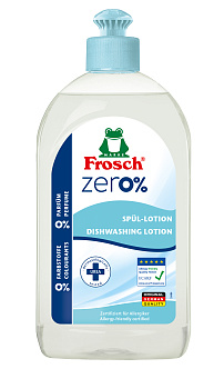 Лосьон для мытья посуды 500мл Frosch zero