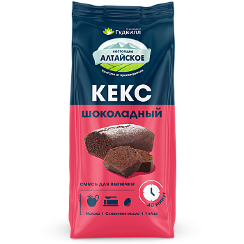 Кекс Шоколадный Смесь для выпечки 300гр Гудвилл