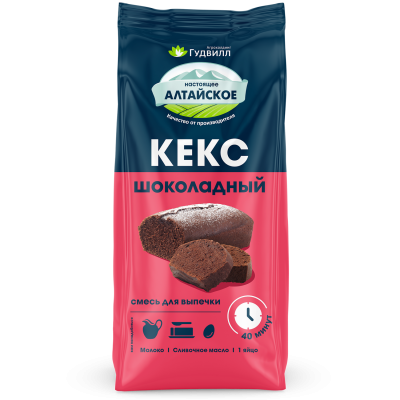 Кекс Шоколадный Смесь для выпечки 300гр Гудвилл