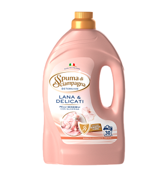 Жидкое средство для ручной стирки шерстяных и нежных тканей Сенситив 1350мл Spuma di Sciampagna