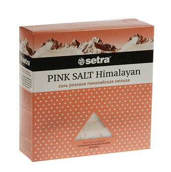 Seletra Соль розовая гималайская мелкая, 500гр