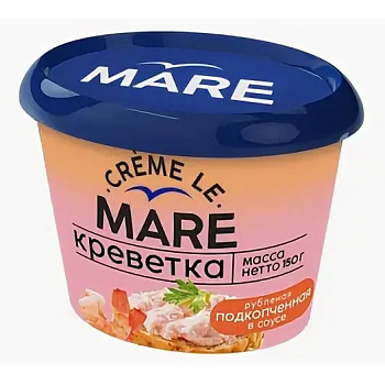 Балтийский берег Креветка  рубленая подкопченая в  соусе 0,15 кг