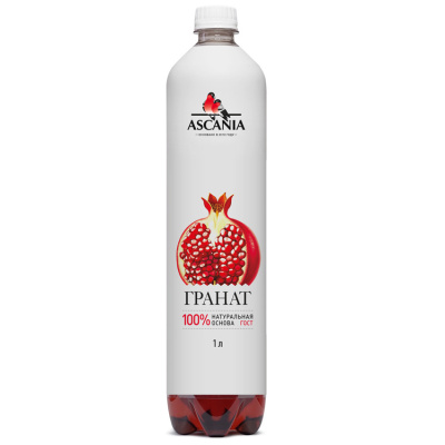 Аскания Лимонад со вкусом Граната 1л ПЭТ