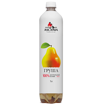 Лимонад со вкусом Груши 1л ПЭТ Аскания