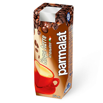 Молочный коктейль Кофе Латте Пармалат 250 мл