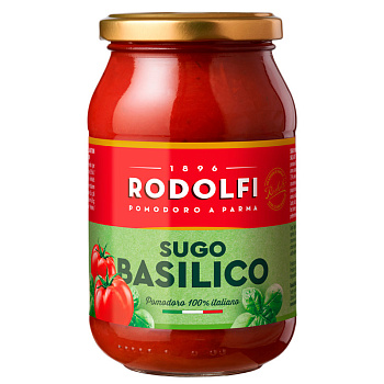 Соус для пасты с базиликом 400гр стекло Rodolfi