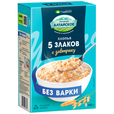 Хлопья многозлаковые (5 злаков) 0,4