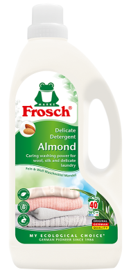 Жидкое средство для стирки шерстяных и нежных тканей Миндаль 1500мл Frosch