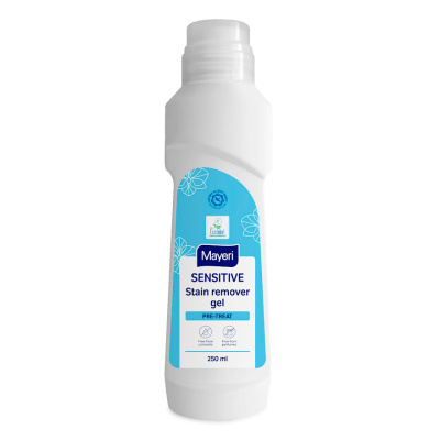 Пятновыводитель с щеточкой 250мл Sensitive Mayeri