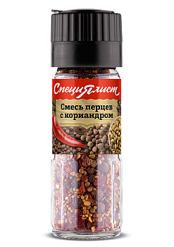 СпециЯлист Приправа смесь перцев с кориандром Мельница 30г