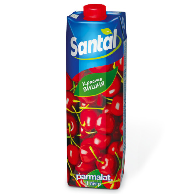 Напиток SANTAL КРАСНАЯ ВИШНЯ 1л