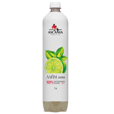 Аскания Лимонад со вкусом Лайм мята 1л ПЭТ