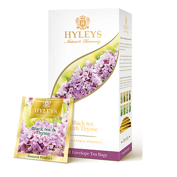 Hyleys Гармония природы черный чай с чабрецом , 25 пак