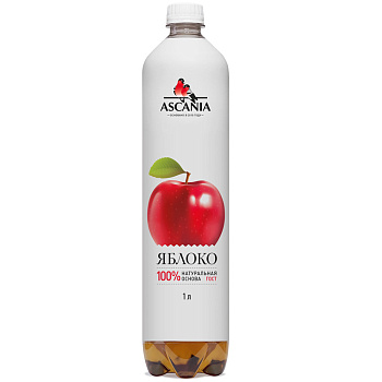 Аскания Лимонад со вкусом Яблока 1л ПЭТ