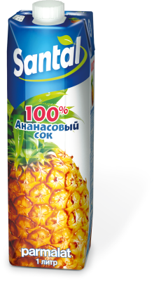 Сок SANTAL АНАНАСОВЫЙ 1л