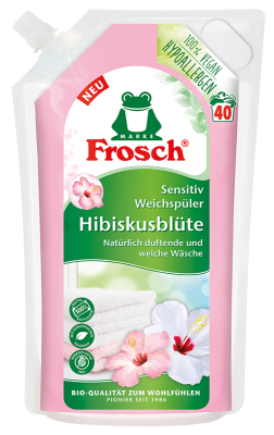 Ополаскиватель для белья Гибискус концентрированный мяг.уп.1000мл Frosch