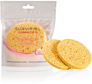 SUAVIPIEL COSMETICS  Спонж для демакияжа х2