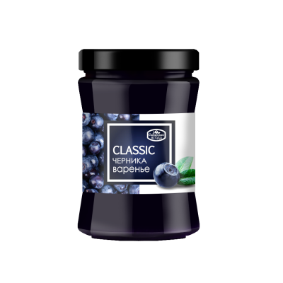 САВА Черничное варенье Домашнее, банка, 300 гр