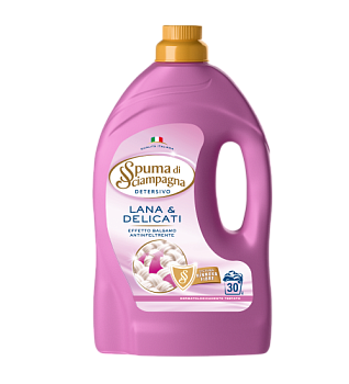 Жидкое средство для ручной стирки шерстяных и нежных тканей 1350мл Spuma di Sciampagna