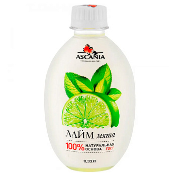 Аскания Лимонад со вкусом Лайм мята 0,33 мл ПЭТ