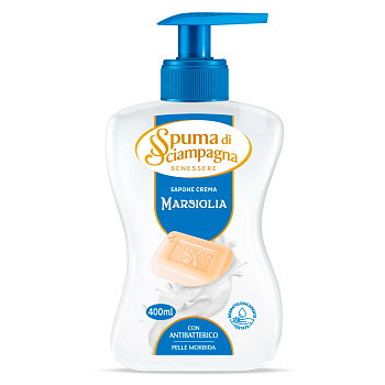 Мыло жидкое антибактериальное 400мл Spuma di Sciampagna