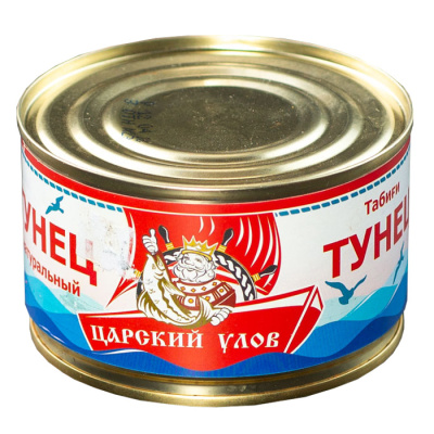 Царский Улов Тунец натуральный 240 гр