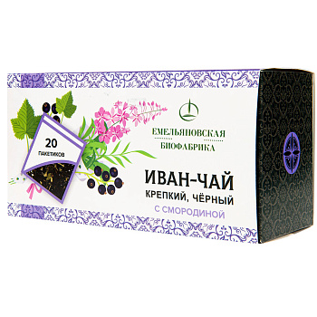 Иван-чай напиток чайный ферментированный с листьями смородины пакетир. 30 гр