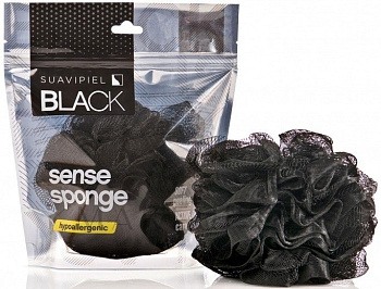SUAVIPIEL BLACK Мочалка банная