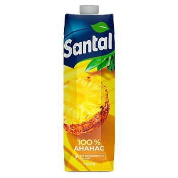 Сок SANTAL АНАНАСОВЫЙ 1л