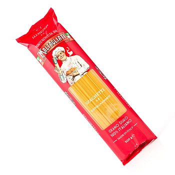 Макароны Спагетти №004 из твёрдых сортов пшеницы 500гр мягк упак Spaghetti Maltagliati