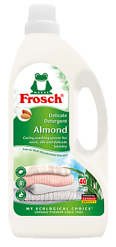 Жидкое средство для стирки шерстяных и нежных тканей Миндаль 1500мл Frosch