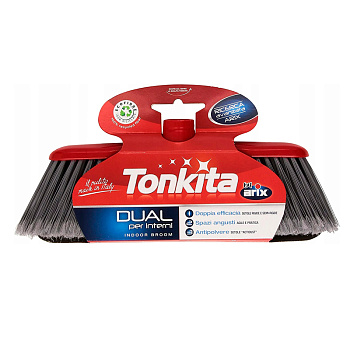 Метла для помещений со специальной щетиной двойного действия Tonkita