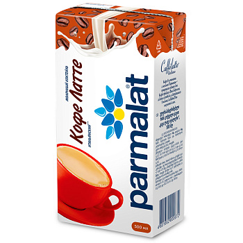 Молочный кофейный коктейль КОФЕЛАТТЕ Brik Slim 0,5л Parmalat